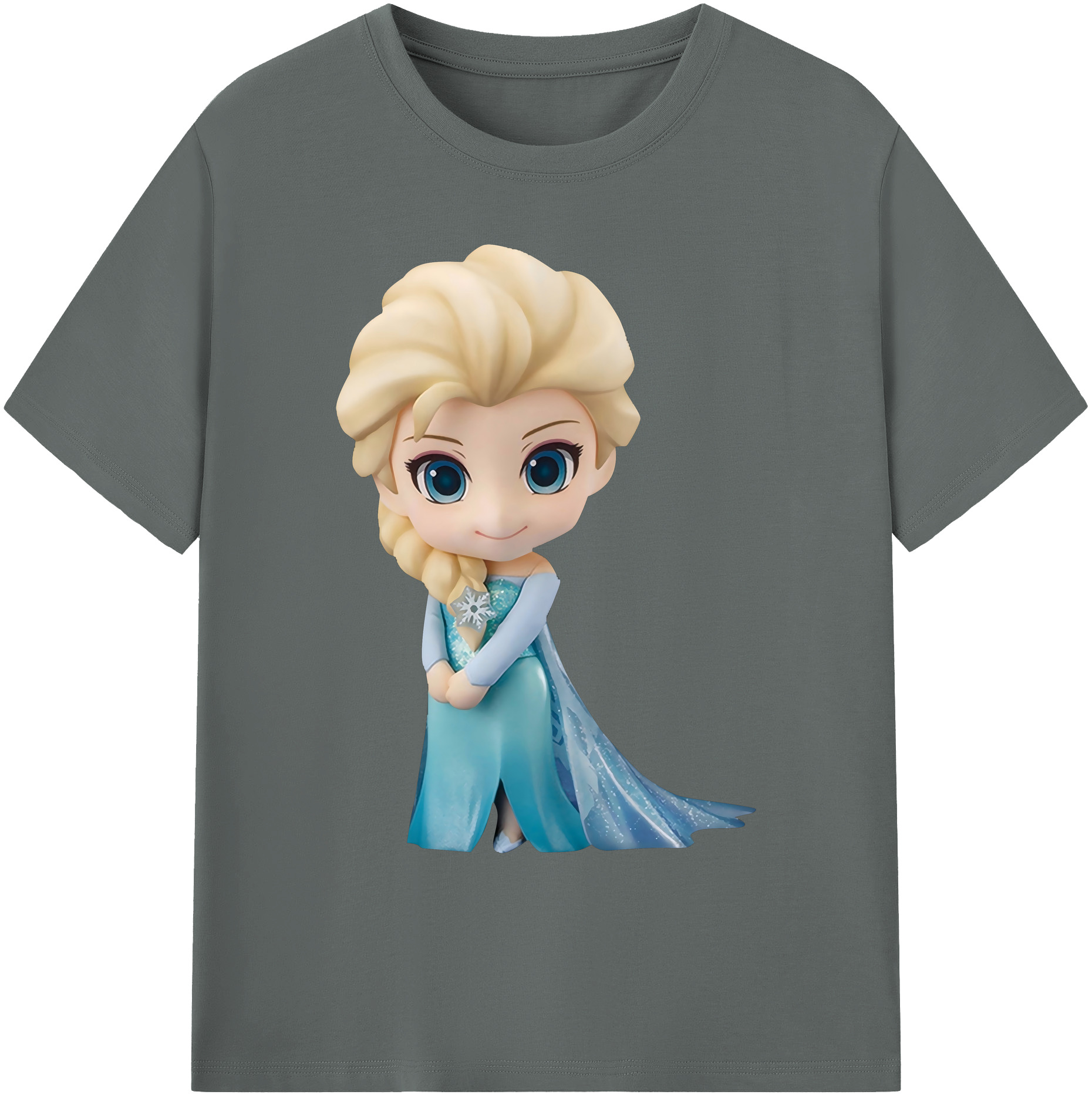 （画像用） アナと雪の女王 アンナ エルサ Frozen Anna Elsa 綿100％ メンズ半袖Tシャツ｜肌触りやわらか＆通気性
